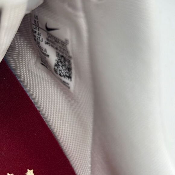 Nike Women's Air Force 1 '07 SE gray white red Shoes women's 8.5 NWB - Picture 9 of 10